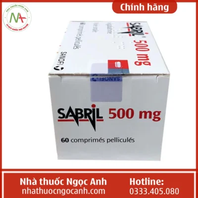 Hộp thuốc Sabril 500mg