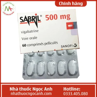 Hộp thuốc Sabril 500mg