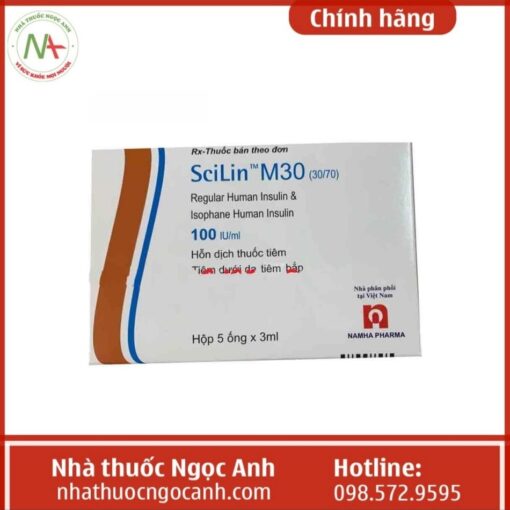 Scilin M30 100IU/ml 10ml cách dùng