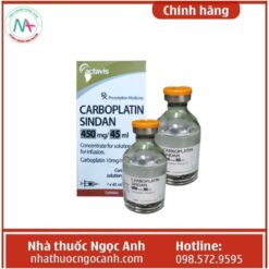 Thuốc Carboplatin Sindan 450mg/45ml.