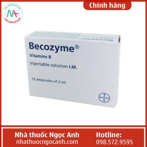 Thuốc becozyme ịnj có tác dụng gì?
