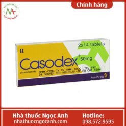Hình ảnh của hộp thuốc Casodex