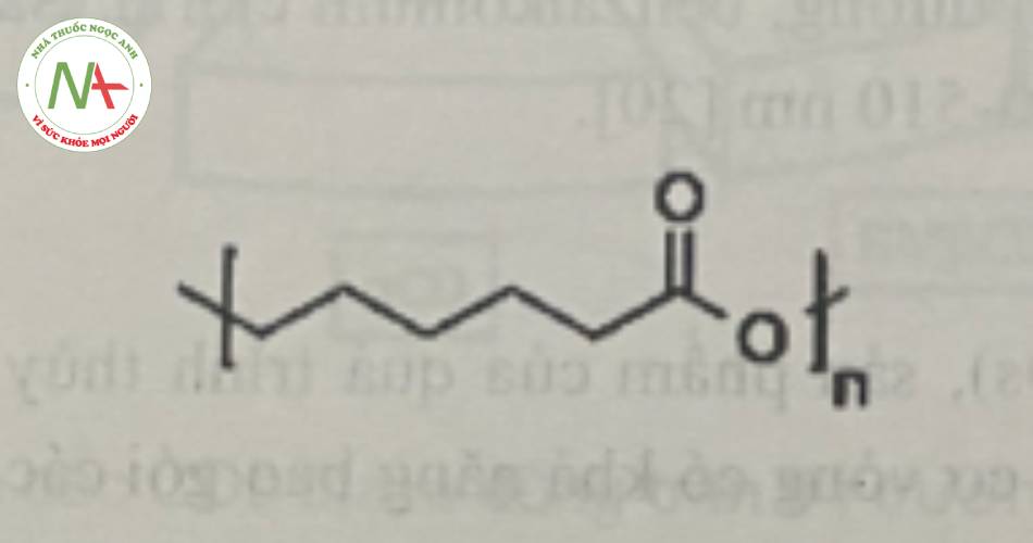 Cấu trúc hóa học của polycaprolacton
