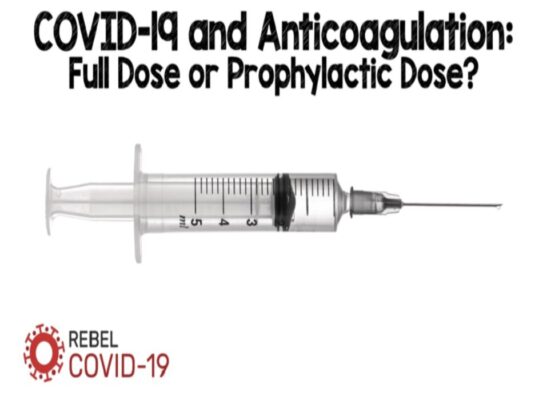 COVID-19 và Thuốc kháng đông: Liều điều trị hay Liều dự phòng?