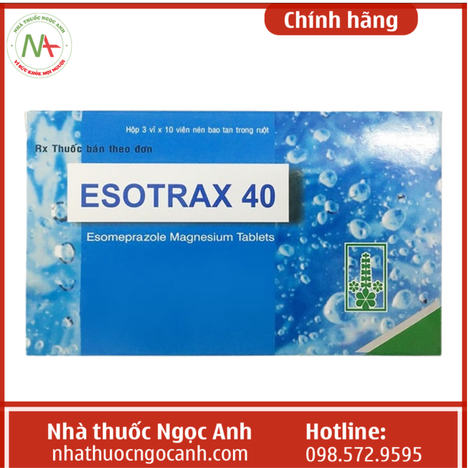 thuốc esotrax 40 bao bì