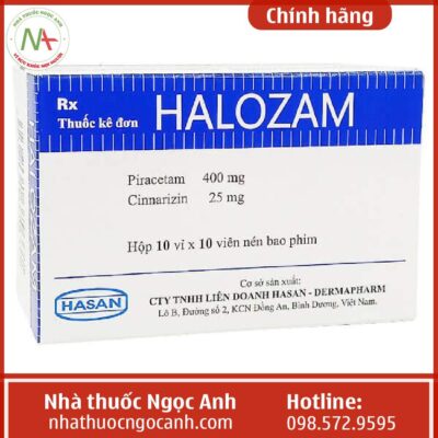 Tác dụng thuốc Halozam