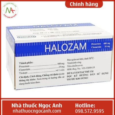 liều dùng thuốc Halozam