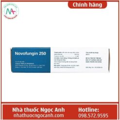 Lưu ý sử dụng thuốc Novofungin 250