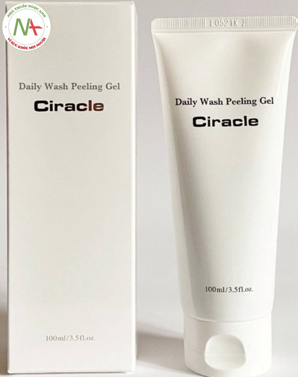 Pore control daily wash peeling gel của Ciracle chứa chiết xuất đu đủ, vừa rửa mặt, tẩy tế bào chết trong cùng 1 sản phẩm. Có thể dùng hằng ngày.