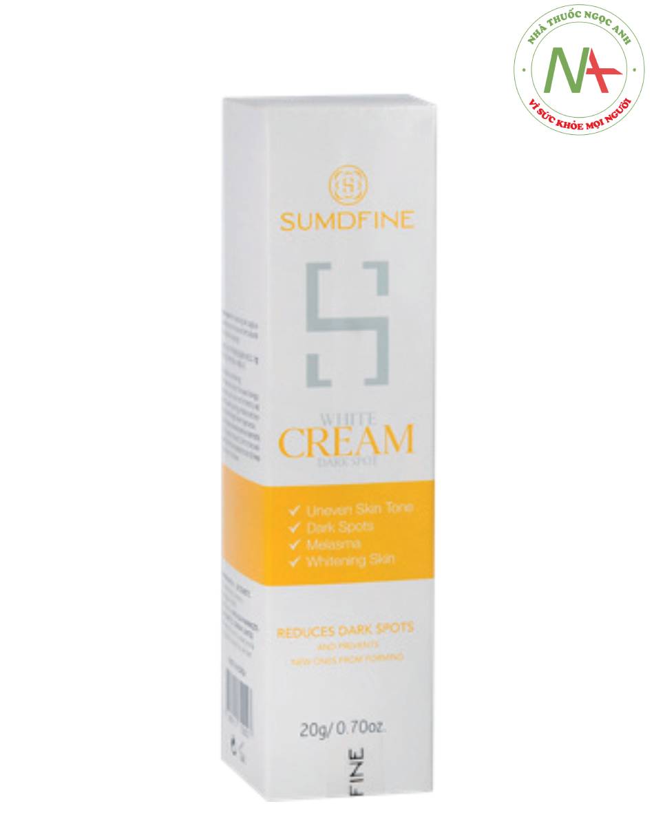 Sumdfine cream chứa arbutin 5%.