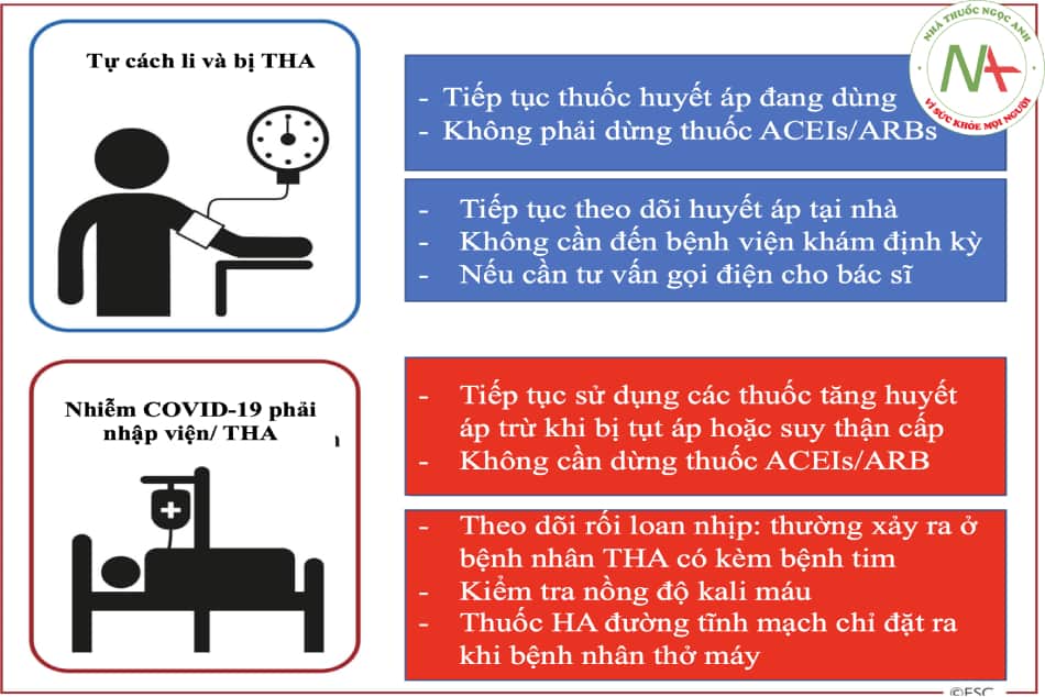 Hình 17.6. Điều trị tăng huyết áp trong bối cảnh đại dịch COVID-19