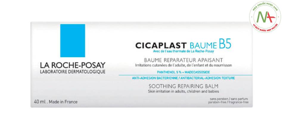 D-panthenol 5% dạng cream trong sản phẩm Cicaplast của La Roche-Posay.