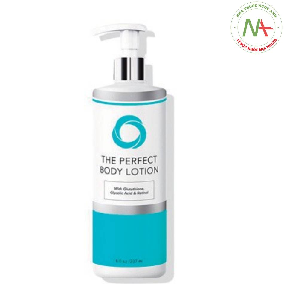 The perfect body lotion chứa các thành phần GA 15%, glutathione, azelaic acid, retinol.