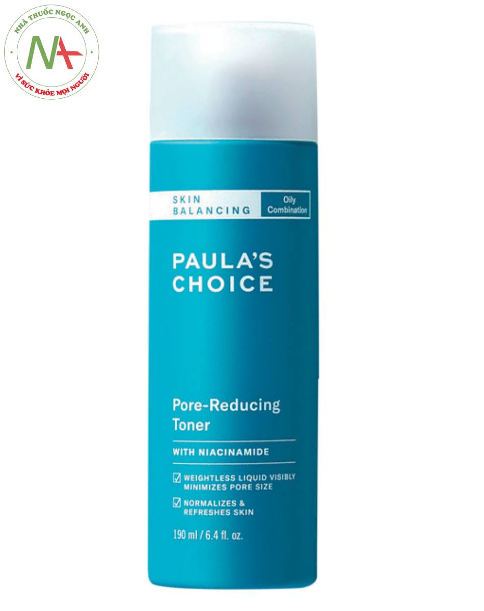 Toner chứa niacinamide, ceramide… của Paula’s Choice dùng để dưỡng ẩm cho da dầu mụn, thu gọn lỗ chân lông.