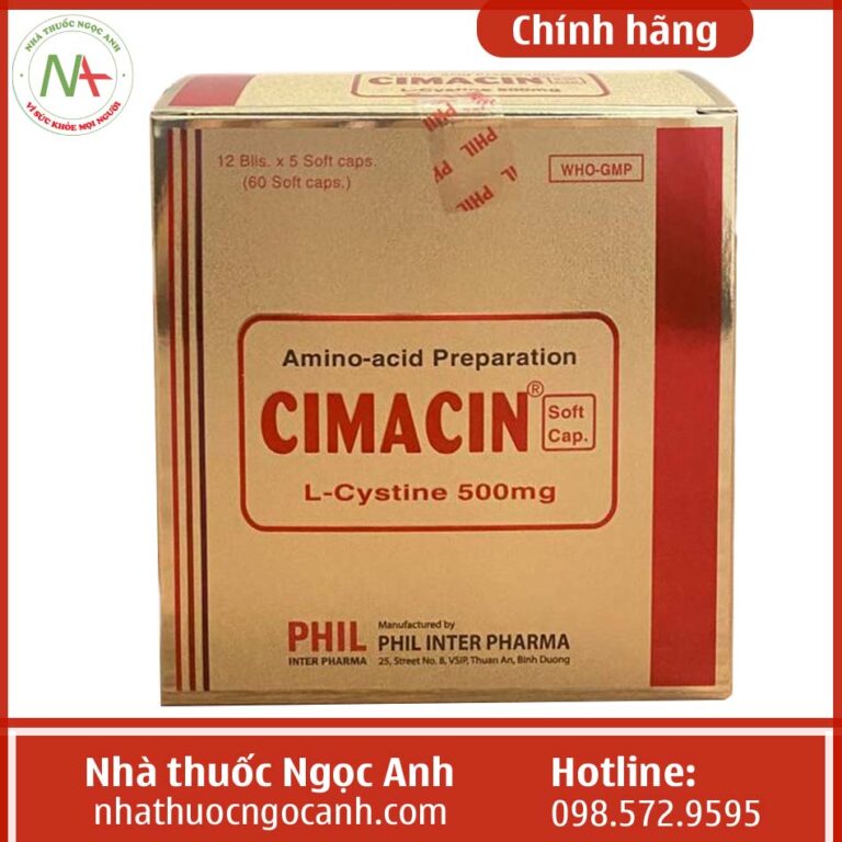 Hộp thuốc Cimacin 500mg