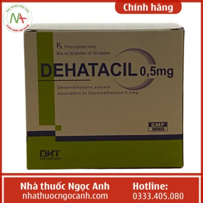 Hộp thuốc Dehatacil 0.5mg