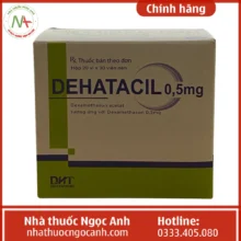 Hộp thuốc Dehatacil 0.5mg