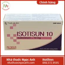 Hộp thuốc Isotisun 10