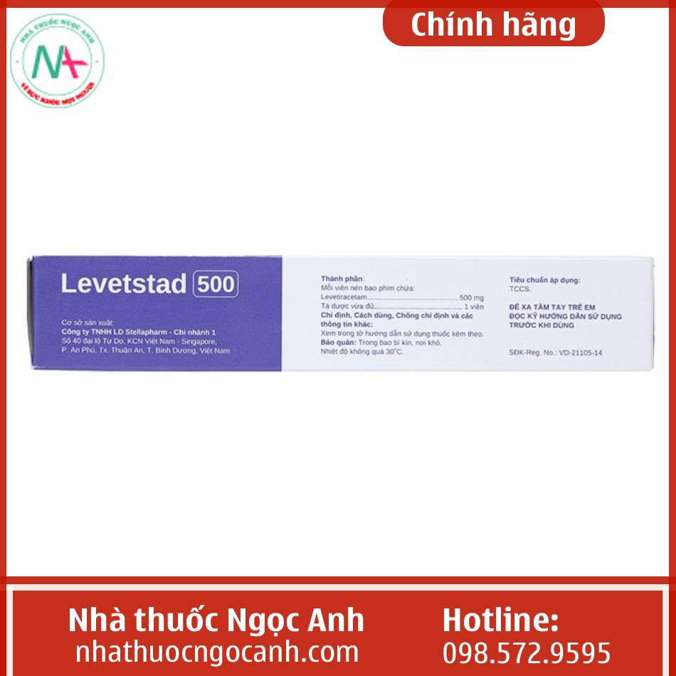 Thuốc Levetstad 500 mg là thuốc gì