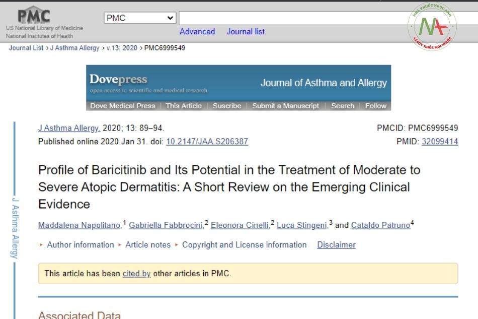 Profile of Baricitinib and Its Potential in the Treatment of Moderate to Severe Atopic Dermatitis: A Short Review on the Emerging Clinical Evidence