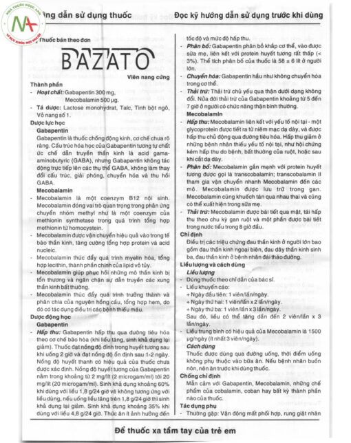 Hướng dẫn sử dụng Bazato Hasan