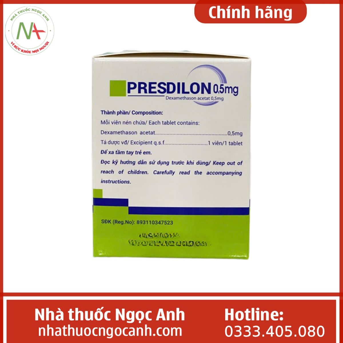 Presdilon 0.5mg