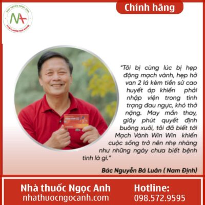 Chia sẻ của bác Nguyễn Bá Luân sau khi dùng Mạch vành Win Win