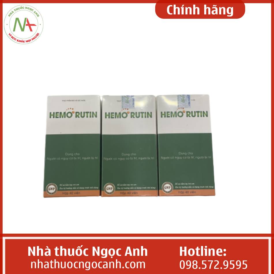 Hemo rutin có tác dụng gì