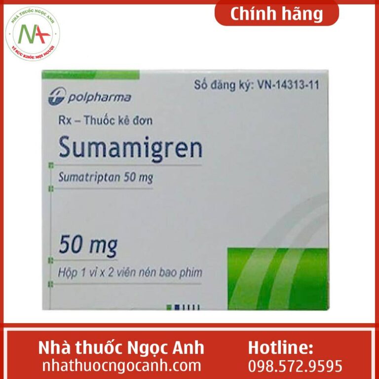 Thuốc Sumamigren 50mg