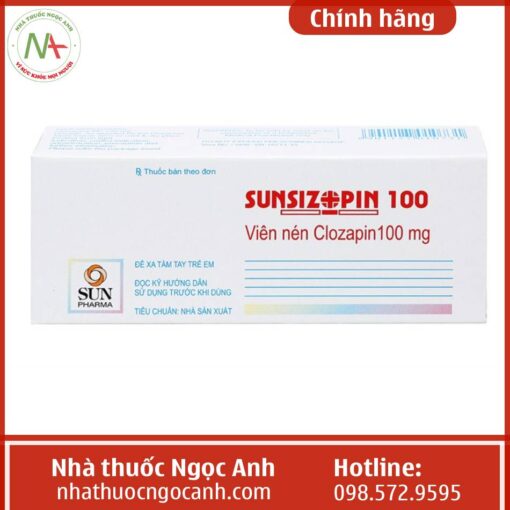 Sunsizopin 100mg là thuốc gì?