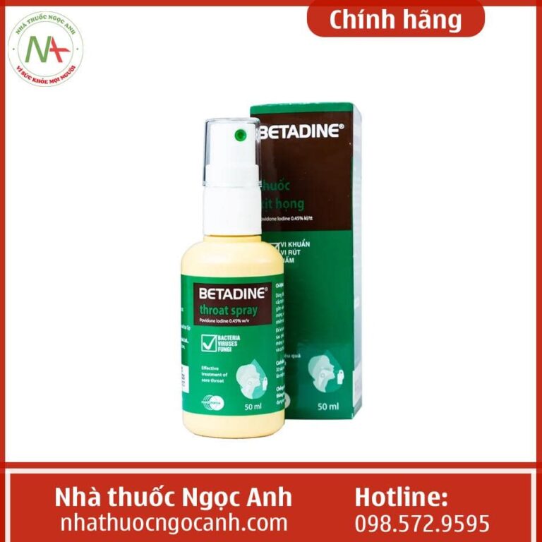 Thuốc Xịt Họng Betadine Throat Spray 50ml