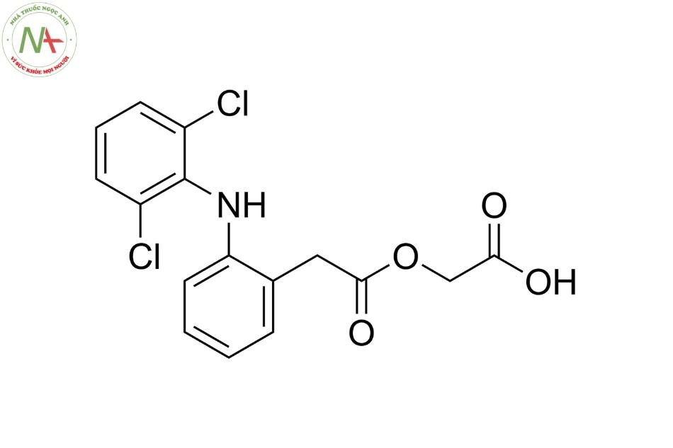 Cấu trúc của Aceclofenac