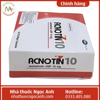 Hộp thuốc Acnotin 10