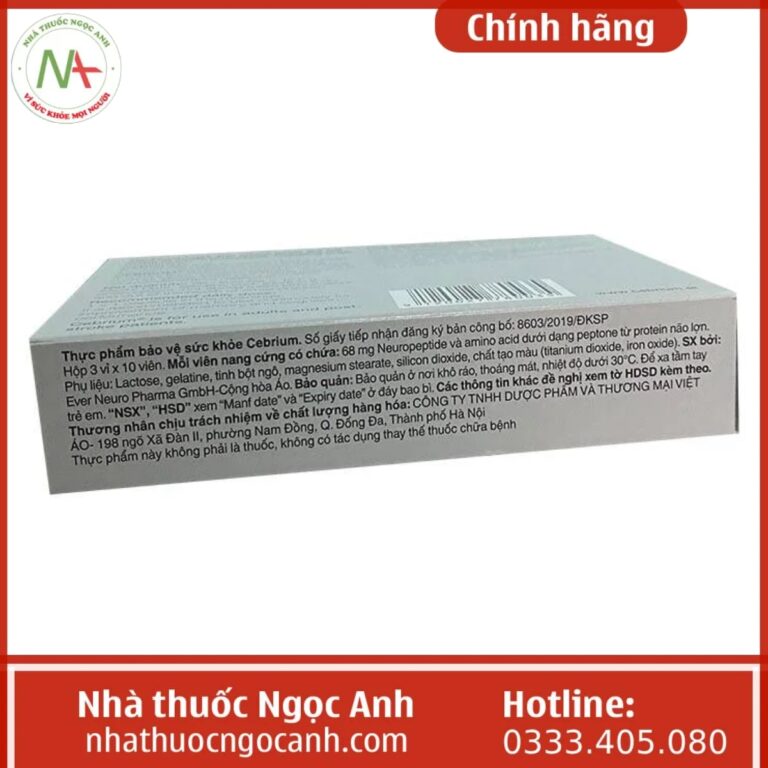 Thuốc Cebrium Ever Pharma là thuốc gì, giá bao nhiêu, mua ở đâu