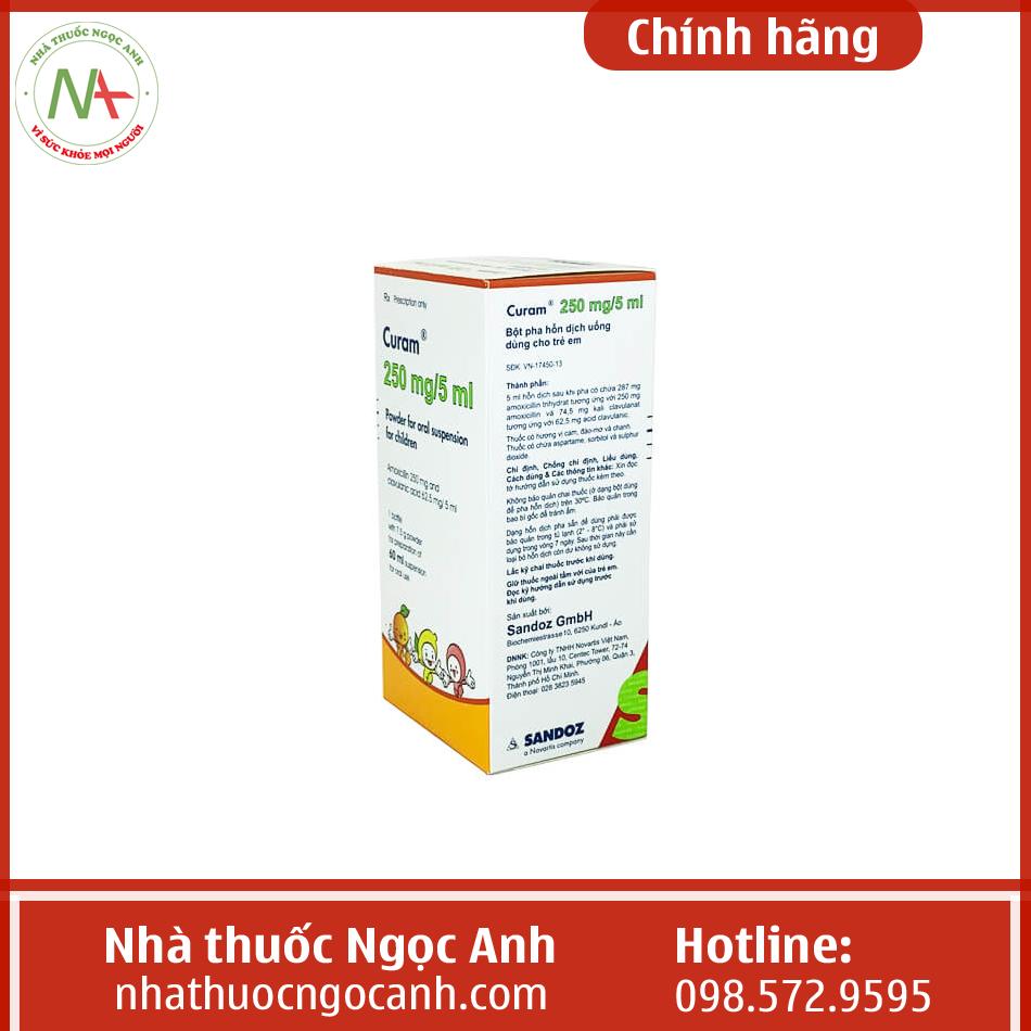 thuốc Curam 250mg/5ml là thuốc gì?