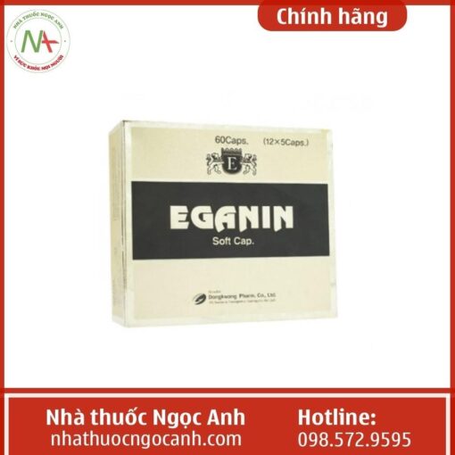 Liều dùng - Cách dùng của thuốc Eganin Soft Cap
