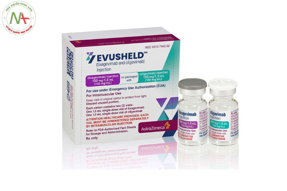 Dạng bào chế dung dịch tiêm bắp Evusheld