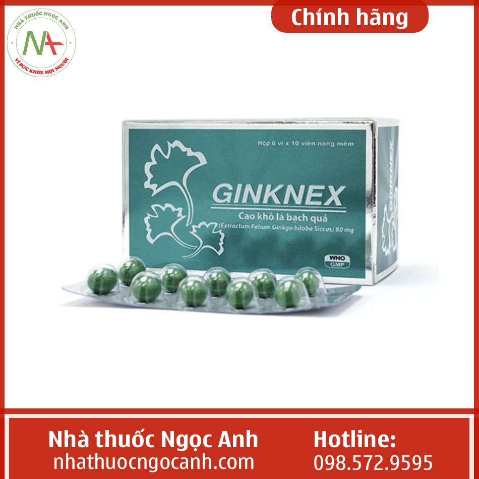 Thuốc Ginknex có tác dụng gì