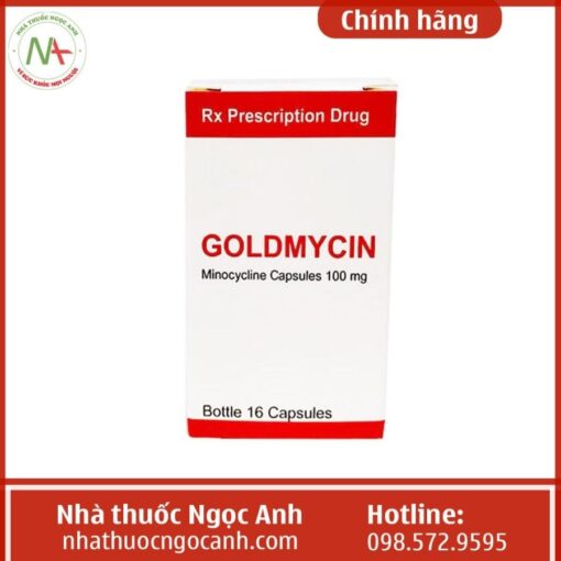 Thuốc kháng khuẩn dùng toàn thân Goldmycin