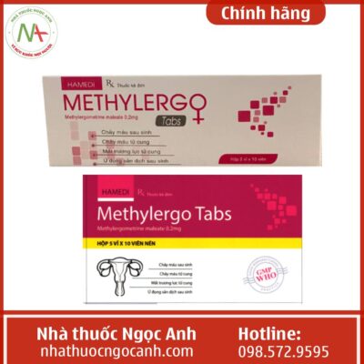 Hộp thuốc Methylergo Tabs