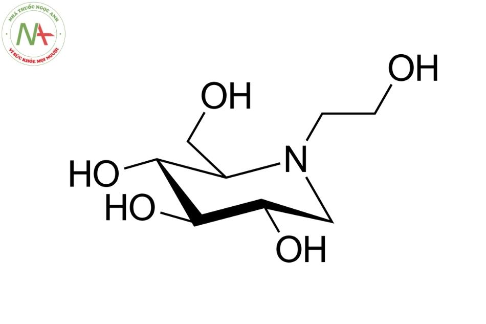 Cấu trúc phân tử Miglitol