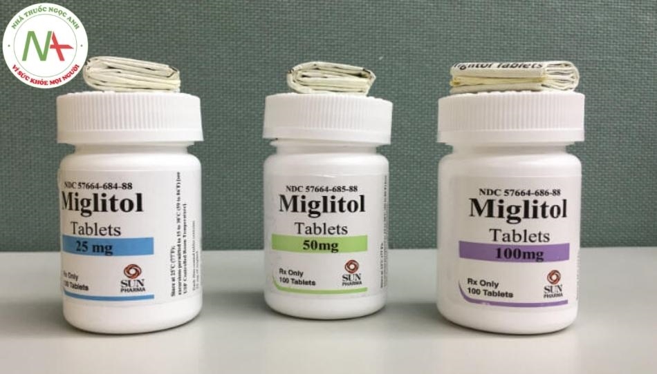 Miglitol có thể tổng hơp từ nojirimycin, một sản phẩm tự nhiên từ lá của cây dâu tằm