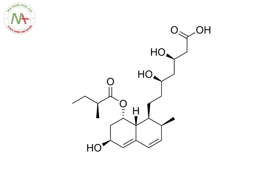 Cấu trúc phân tử Pravastatin