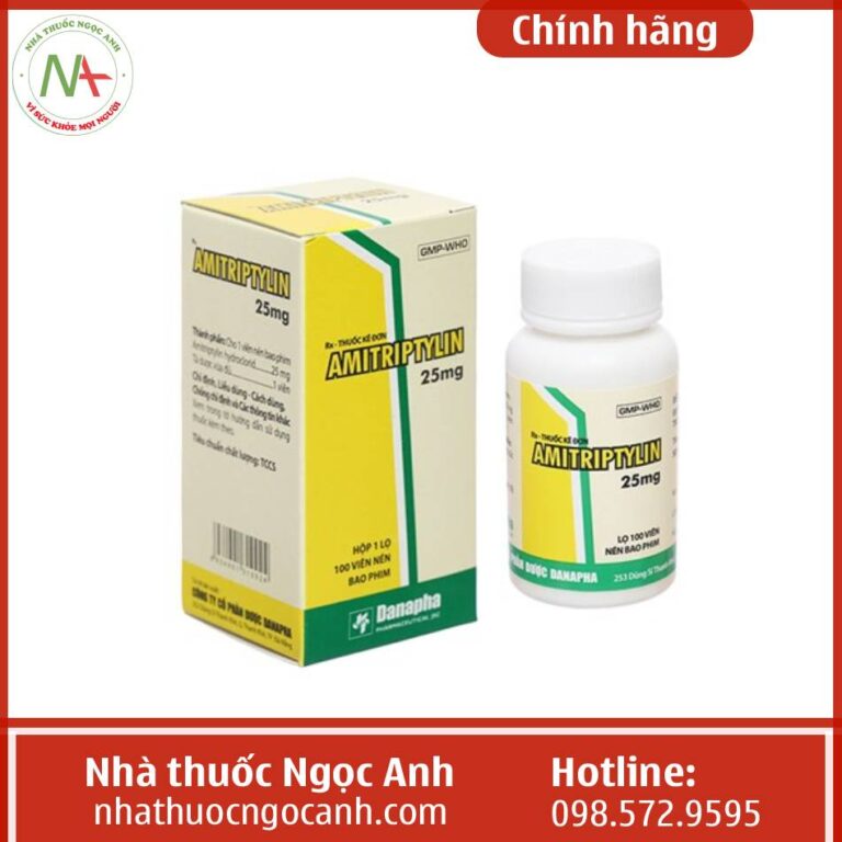 Amitriptylin 25mg Danapha là thuốc gì?