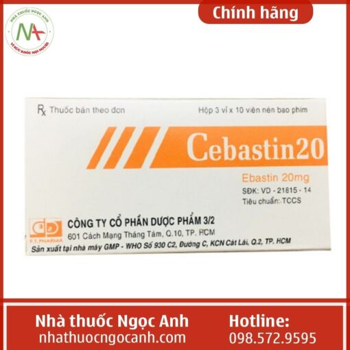 Thuốc Cebastin là gì?