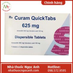 Liều dùng của thuốc Curam Quick Tabs 625mg