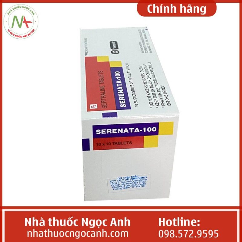 Thuốc Serenata100 (Sertraline 100mg) giá bao nhiêu, mua ở đâu?