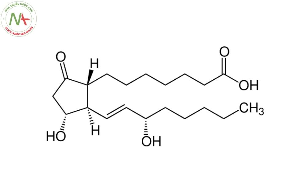 Cấu trúc phân tử Alprostadil