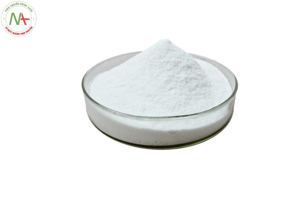 Cholestyramine dạng bột mịn có màu trắng