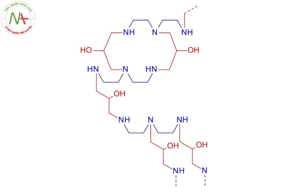 Cấu trúc phân tử Colestipol